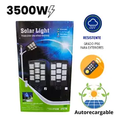 OEM - Lampara LED con Panel Solar Alumbrado Publico 3500W