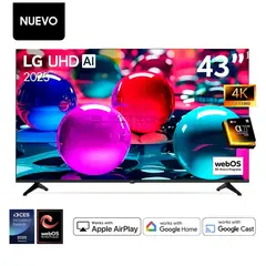 LG - Televisor Smart UHD 43 pulgadas AI 4K 43UA7300PSB 2025