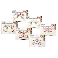 FLOWER SECRET - Pack de 6 Gemas Faciales Autoadhesivas