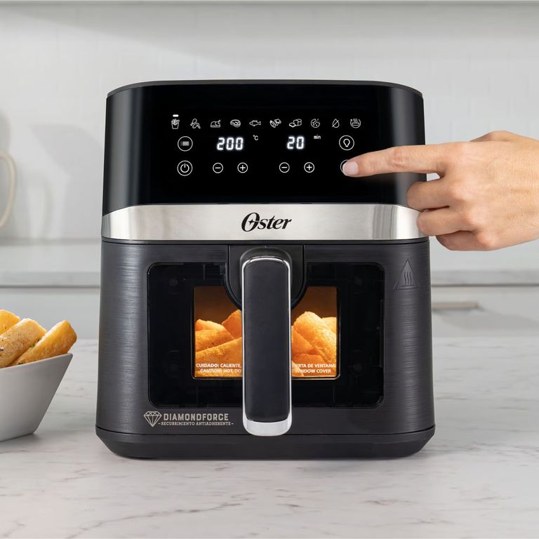 Freidora de Aire Digital con Recubrimiento DiamondForce 4LT Negro