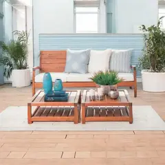 MOVENDA - Juego de terraza Halcon 3 personas con mesa