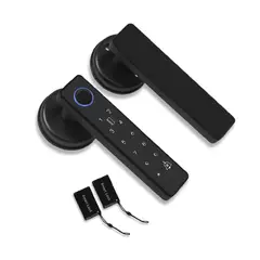 TRENDY TECH E I R L - Cerradura Inteligente Interior 5 en 1 con Huella, App, compatible con Alexa y más