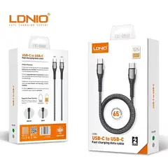 LDNIO - Cable De Datos Lc102 Tipo C A Tipo C 65w 2m