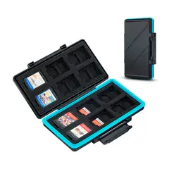 JJC - ESTUCHE PARA JUEGOS NINTENDO SWITCH (12 Juegos Nintendo Switch + 24 Micro SD)
