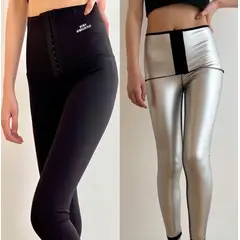 BAALATHKKO5 - Calza Deportiva Cintura Alta Reductora Mujer - XL