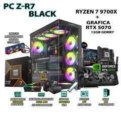 RYZEN - Computadora PC Gamer 7 9700X RAM 32GB SSD 1TB GRAFICA RTX 5070 12GB