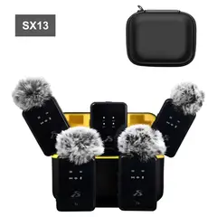 OEM - Micrófonos inalámbricos SX13 4 hablantes para Android, IOS, Cámaras y Equipos