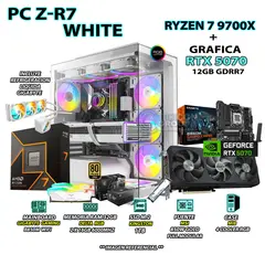 RYZEN - Computadora PC Gamer 7 9700X RAM 32GB SSD 1TB GRAFICA RTX 5070 12GB