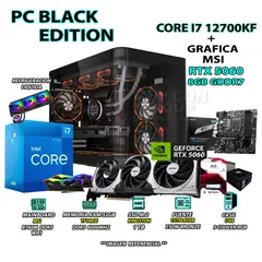 INTEL - Computadora PC Gamer Core i7 12700KF RAM 32GB SSD 1TB GRAFICA RTX 5060 8GB