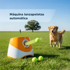 TRENDY TECH E I R L - Lanzador Automático de Pelotas para Perros con 3 Distancias