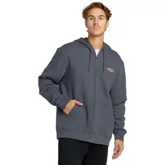 BILLABONG - Polera Hombre Bad Dog Zip Azul