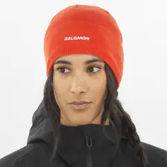 SALOMON - Gorro Beanie Rojo -