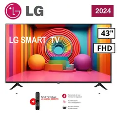 LG - Televisor 43 pulg. FHD Smart TV AI 43LR6000PSA + CONTROL MAGIC