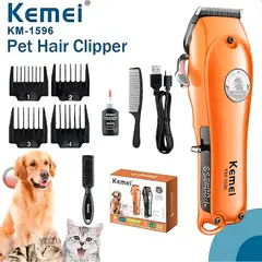 KEMEI - Cortadora De Pelo Mascotas Profesional KM-1596 6800RPM