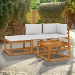 MOVENDA - Sofá de terraza Colibri 3 personas con mesa