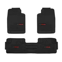 GENERICO - Piso De Jebe PVC Universal 3 Piezas Auto Camioneta MAZDA