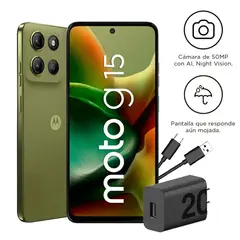 MOTOROLA - Moto G15 4GB+256GB - Verde