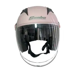 GREENLINE - CASCO PARA MOTO DOBLE VISOR, tipo Abierto, 606 ROSADO