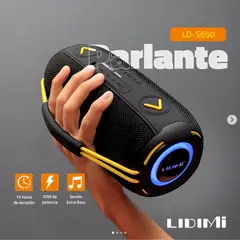 LIDIMI - Parlante Bluetooth Portátil Extra BASS USB FM LD-S650