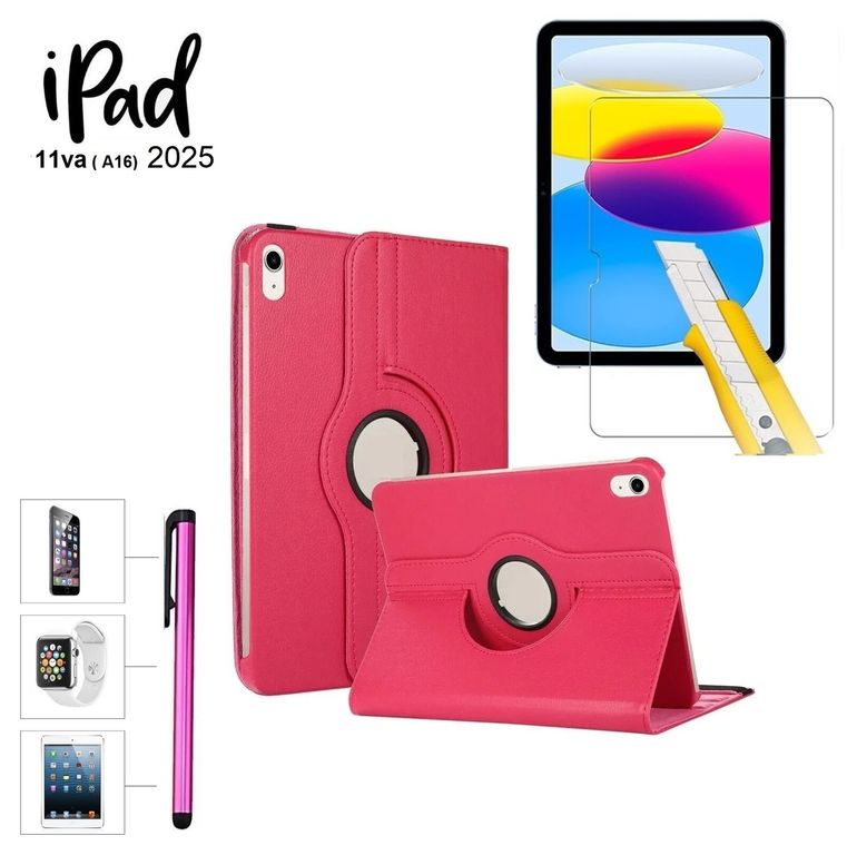 Funda + Mica + Lapiz para iPad 11va 2025 (A16) A3354 A3355 A3356