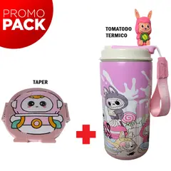 GENERICO - Pack de un tapper y Un tomatodo 500ML Termico
