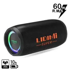 LIDIMI - Parlante Portátil Super D-S683 60W Led RGB Bluetooth USB