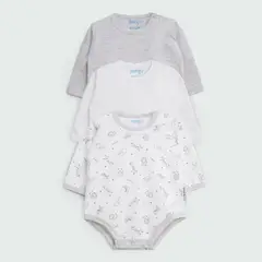 KUKULI - SET X 3 BODY BEBÉ K0065