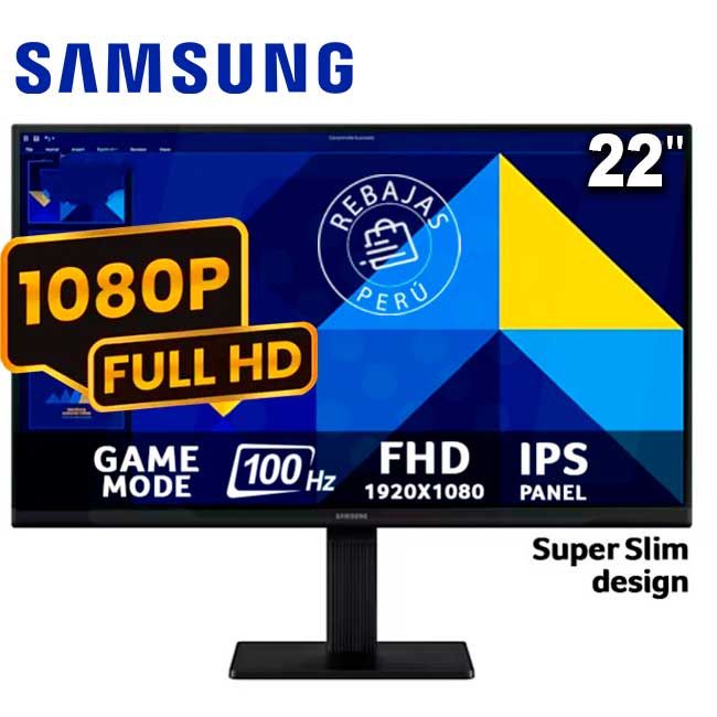 Monitor Essential S3 LS22D300GALXPE 22″ FHD IPS 100Hz HDMI VGA