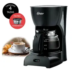 OSTER - Cafetera Eléctrica 4 Tazas