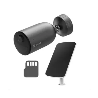 EZVIZ - CAMARA CON PANEL SOLAR EB3 2K 3MP + MEMORIA MICROSD 128GB DE REGALO