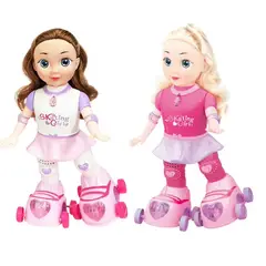 GENERICO - MUÑECA MUSICAL CON LUCES EN PATINES