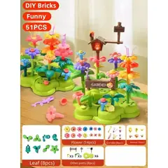 GENERICO - JARDIN DE FLORES EN BLOQUES ARMABLES