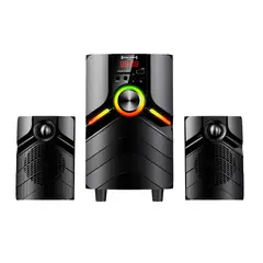 HALION - Parlante 2.1 HA-K45 Essex Subwoofer 4" USB, SD, BT, FM 80w