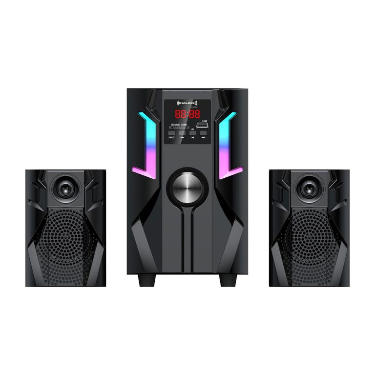 Parlante 2.1 HA-K41 Cyclon Subwoofer 4" USB, SD, BT, FM 80w