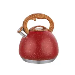 VALESKA - Tetera 5 L con recubrimiento de roca volcánica rojo marca