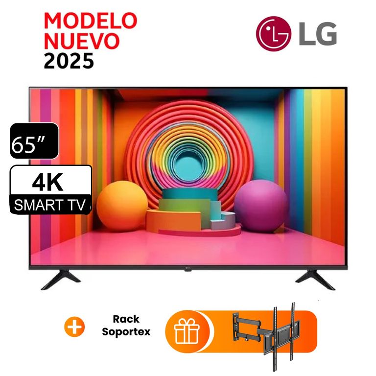 Televisor 65 Smart TV 4K UHD AI ThinQ 65UA7300PSB + RACK NEX