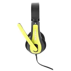 HALION - AUDIFONO CON MICROFONO NEON YELLOW HA-T50