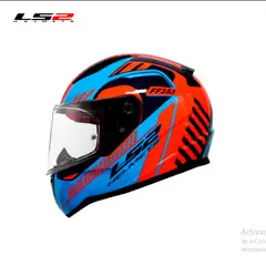 LS2 - CASCO MOTO FF353 DESTRIP AZULNARANJA