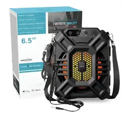 GENERICO - Parlante Portátil GTS-1222 de 65” Blutooth radio + Micrófono