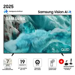 SAMSUNG - Televisor Smart TV 43 QLED QN43Q7FAAGXPE Q7F Vision AI 2025 + Antena Digital