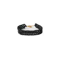 SAMANTHA PINTO HANDMADE ACCESSORIES - Pulsera Esmeralda Negro