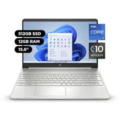 HP - Laptop 15-DY5010LA INTEL CORE i7 1255U 12va GENERACION 15.6 FHD 12GB RAM 512GB SSD W11