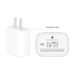 GENERICO - Cargador iPhone 20W Original Dado IP Tipo C de Carga Rápida