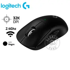 LOGITECH - Mouse G PRO X Superlight 2 Black Wireless Gaming DPI44K