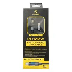 GENERICO - VOLTRAX DATA CABLE 100W TIPO C-A-C DIGITAL