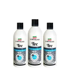 LA BRASILIANA - 3 Shampoo Tre - Pos 500Gr -