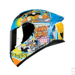 SHAFT - CASCO MOTO SH - 582 SP EVO JOHNNY BRAVO AZUL