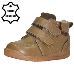 BRUNO KIDS - ZAPATO PIBE PARA NIÑO DE CUERO NUTRIA PRIMEROS PASOS