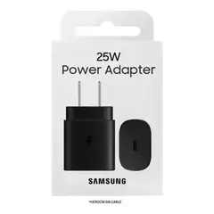 SAMSUNG - ADAPTADOR Tipo C 25W Original - NEGRO