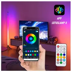 SEISA - Tubo de Luz RGB LED Recargable Portátil con Control Remoto Streaming